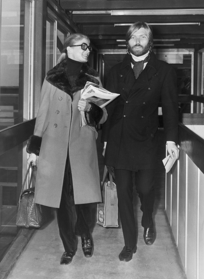 Candice Bergen and Terry Melcher in 1968.