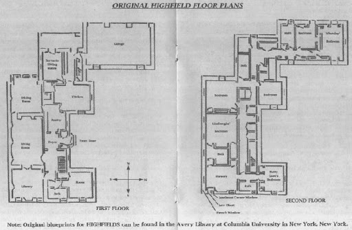 Highfields Original Floor Plans.