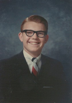 Stephen Parent 1969 graduation photo.